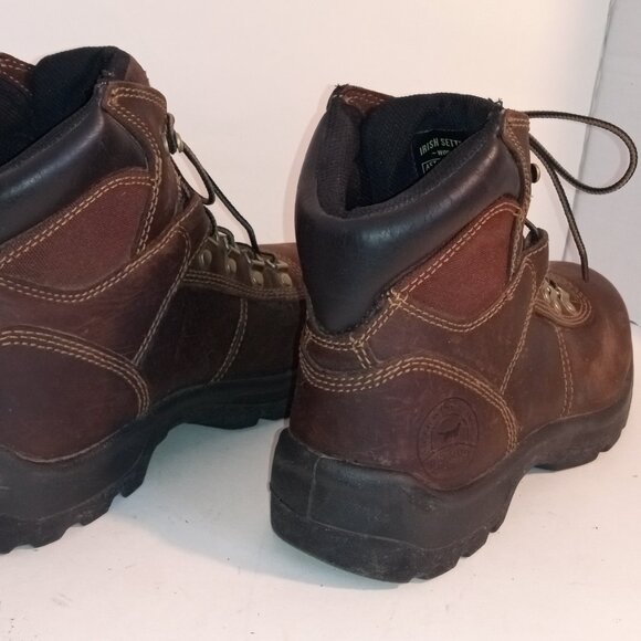 Red Wing IRISH SETTER Style 83608 Ely Men's Sz 9D 6-inch Leather Safety Toe Boot - Picture 7 of 16